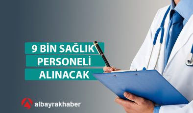 Karar, Resmi Gazete’de: 9 Bin Sağlık Personeli Alınacak