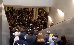 Burası miting alanı değil, İstanbul Kirazlı Metro durağı